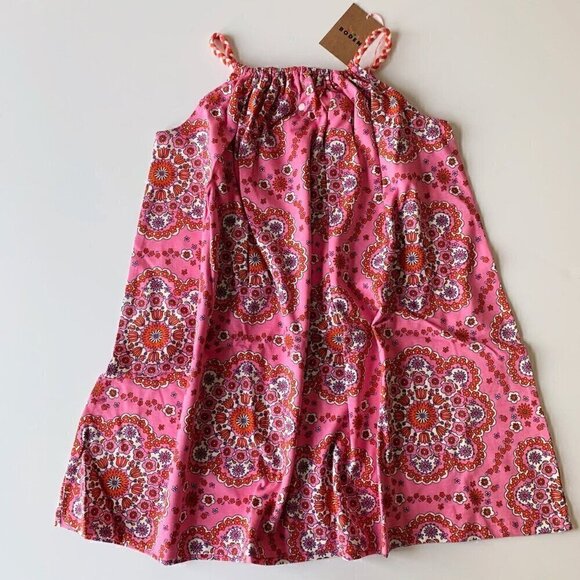 Mini Boden Girl Plaited Strap Dress 6-7 Years - Picture 1 of 10